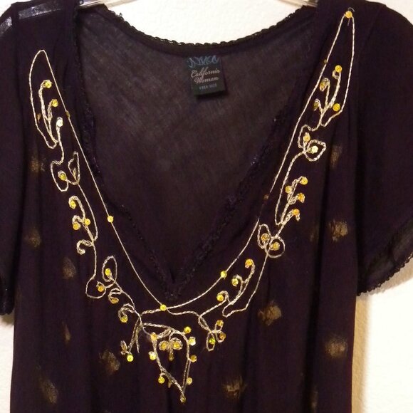 California Woman Boho Flowy Top - Picture 9 of 15